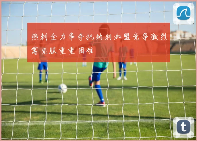 热刺全力争夺托纳利加盟竞争激烈需克服重重困难
